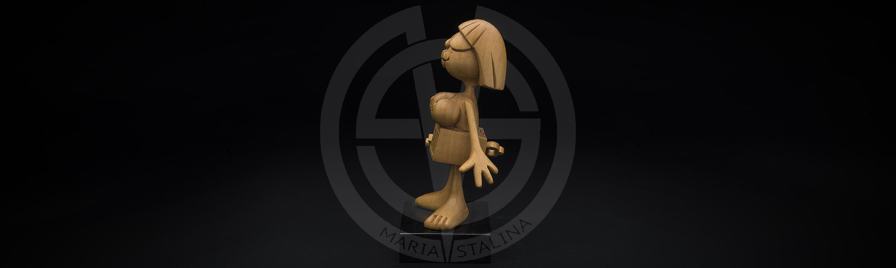 Wooden figurine Virgo