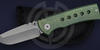 Semi-custom folding knife Redencion 228 Green by Chavez Knives