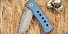 Folder Knife 228 Blue by Chavez Ramon (Chaves Knives)