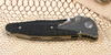 Titanium handle with carbon fiber inserts of Socom Bravo knife by Marfione Custom Knives