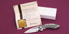 Begg Knives Certificate of Authenticity for Glimpse Carbo Quartz