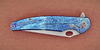 Timascus clip of Raven knife by Cheburkov's Workshop