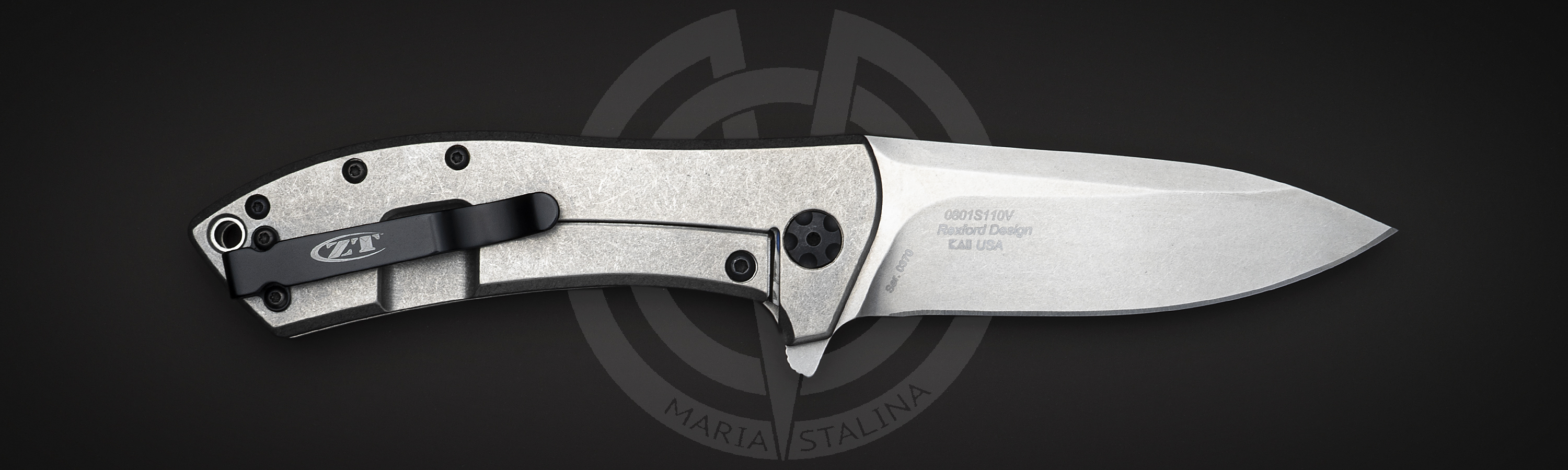 ZT нож 0801 с титановой рукоятью Rexford Design США